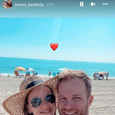 Tomáš s Ivanou na dovolenke