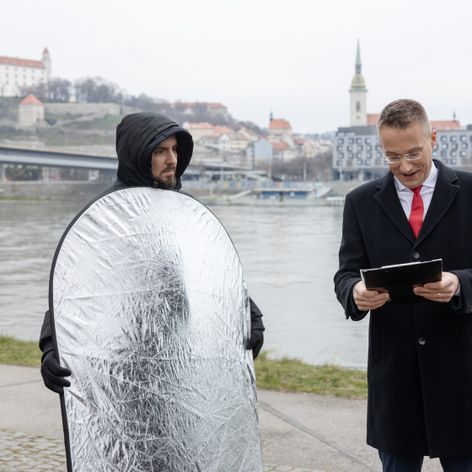 Michal Kovačič (zákulisie nakrúcania televíznej upútavky)