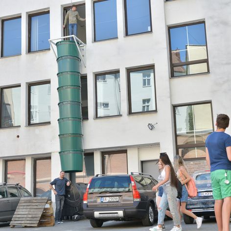 Kaskadérska scéna v Pánovi profesorovi