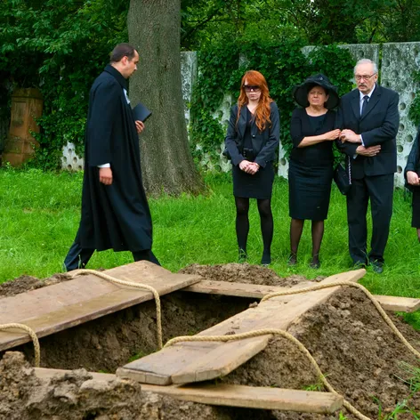 Pohreb Michala v Ordinácii v ružovej záhrade