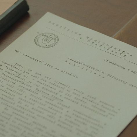Eva dostala list z ministerstva