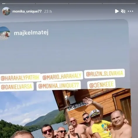 Michal predstavil Moniku aj priateľom
