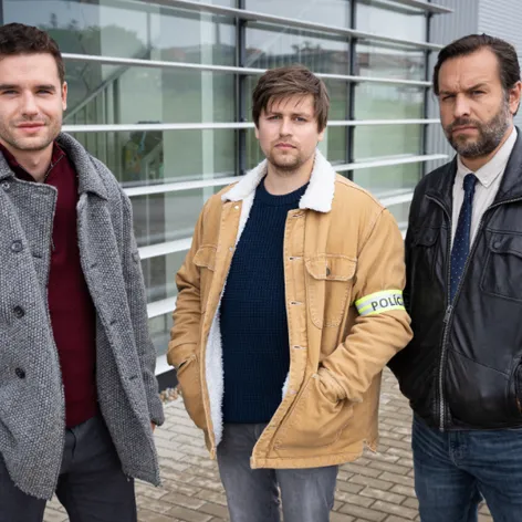Herci Dušan Ambróš, Pavol Šimun a Kamil Mikulčík.