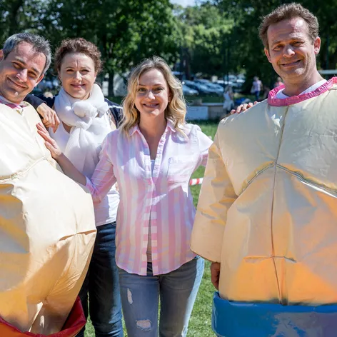 Filip Tůma, Zuzana Mauréry, Monika Hilmerová a Marián Miezga