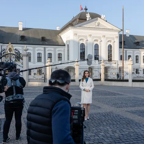 Zuzana Čimová (zákulisie nakrúcania televíznej upútavky)