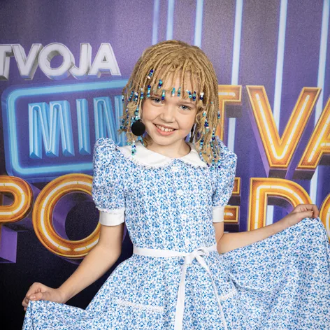 Melissa Mandy Marušková ako Marika Gombitová vo finále Tvojej MINI tváre.