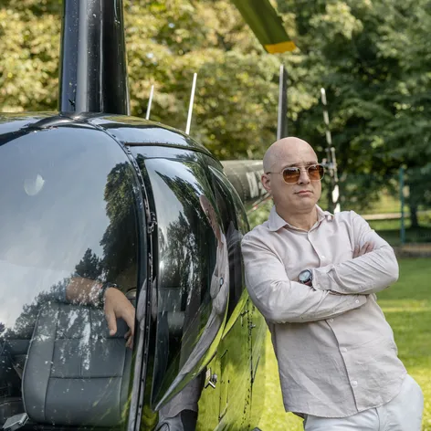 Dušan Cinkota sa s helikoptérou neskamarátil