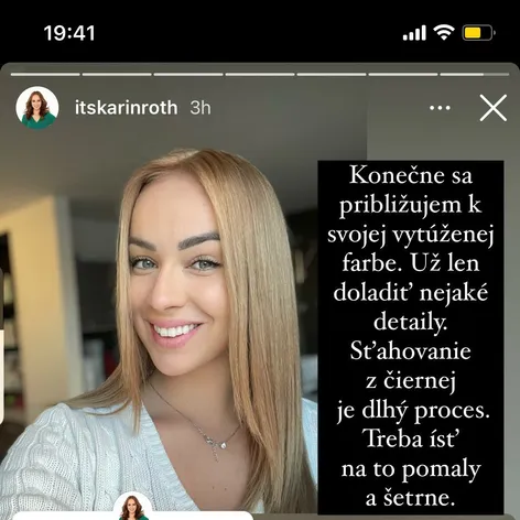 Karin zatúžila po zmene