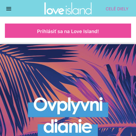 Hlasovnie o dianí vo vile v mobilnej aplikácii.