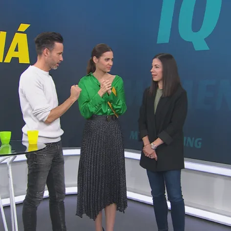 Michaela Majerníková v Teleráne.