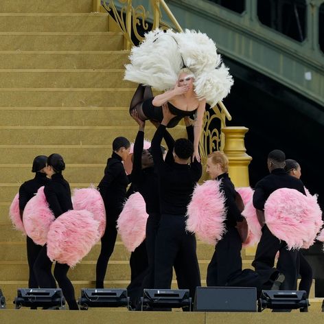 Lady Gaga na otváracom ceremoniáli na letných olympských hrách v Paríži