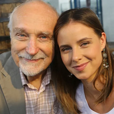 Nela Pocisková s Ivanom Letkom