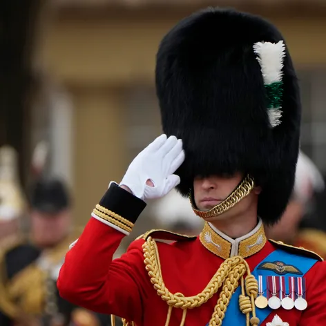 Vojenská prehliadka Trooping the Colour na počesť narodenín britského kráľa Karola III.