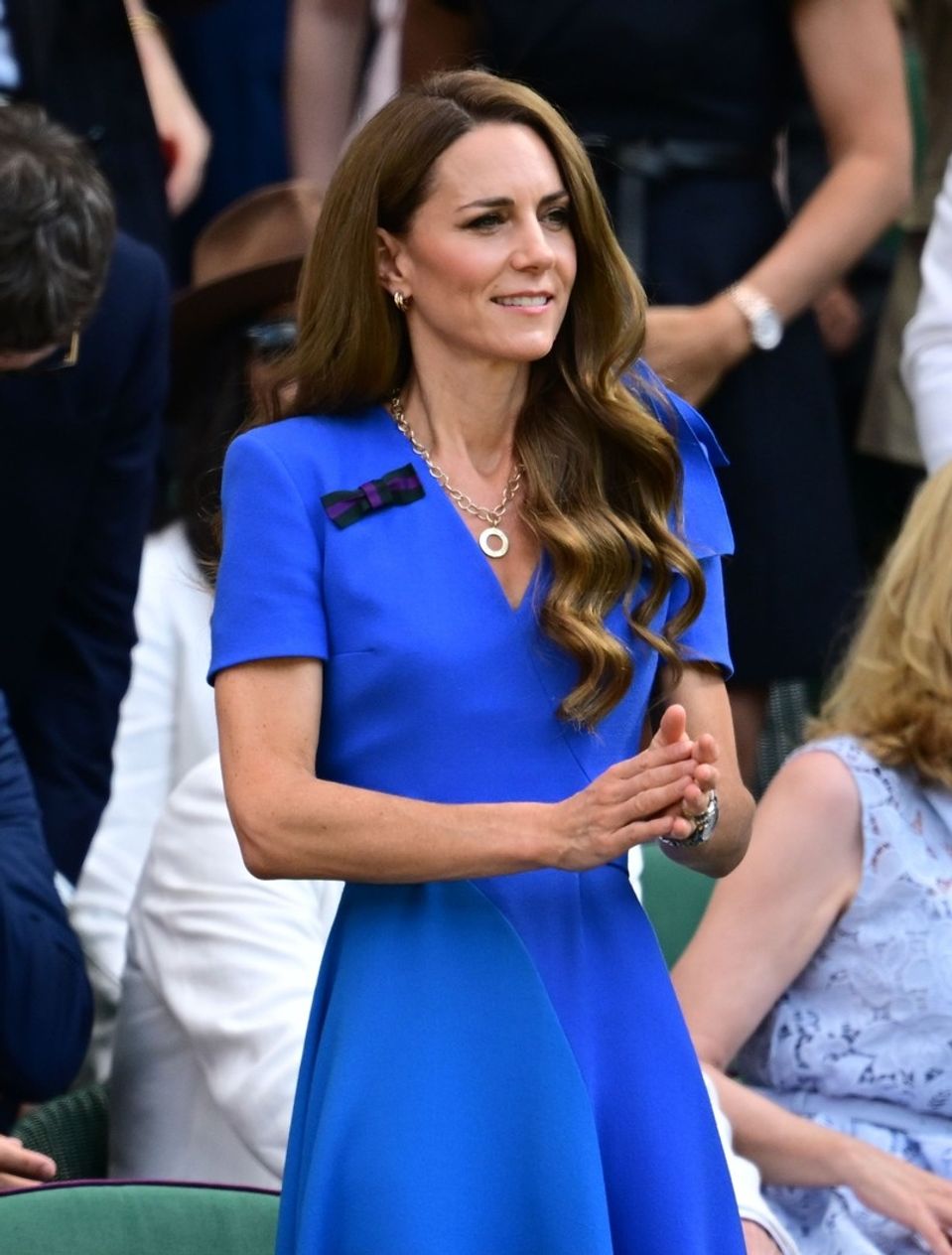 Princezná Kate na Wimbledone v júli. 