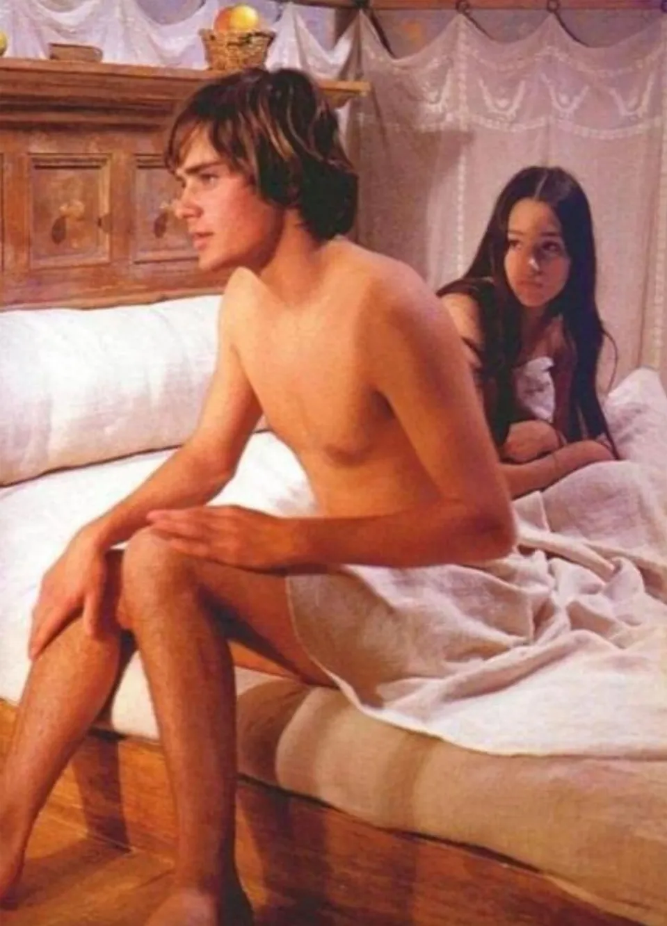 Leonard Whiting a Olivia Hussey vo filme Rómeo a Júlia