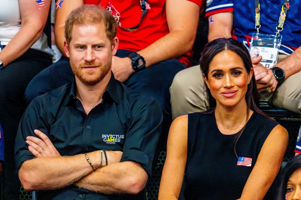 Harry a Meghan počas osláv siedmich narodenín syna Archieho. 