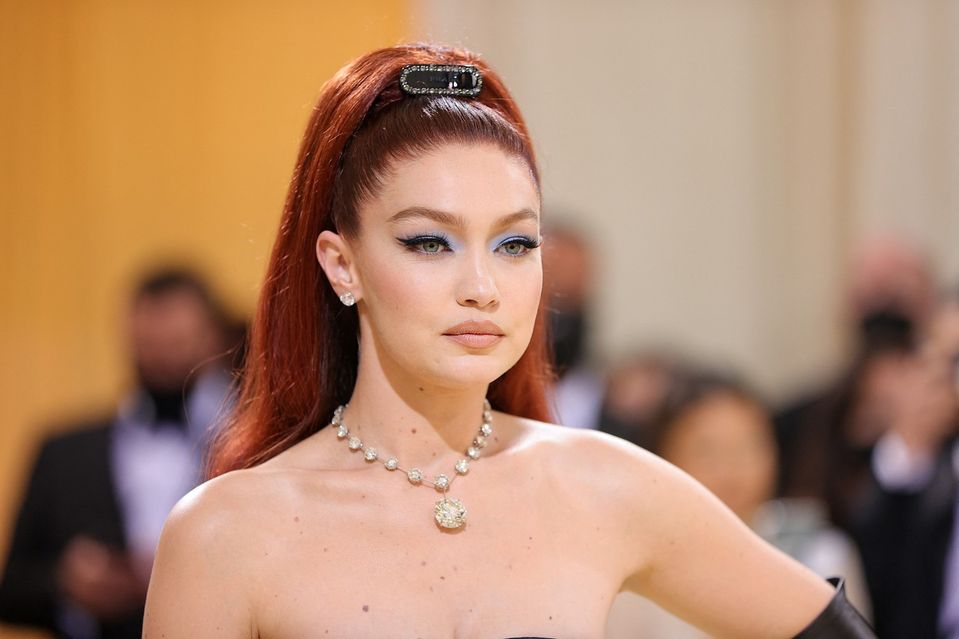 Gigi Hadid na Met Gala v roku 2021. 