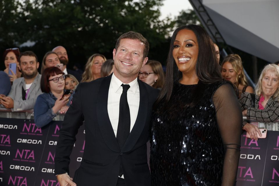 Alison Hammond a Demot O'Leary. 