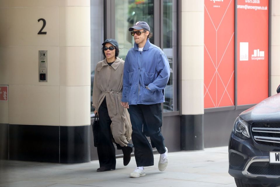 Herečka Zoë Kravitz a spevák Harry Styles 