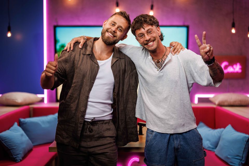 Vincent Navrátil a Daniel Danni Pavliš v relácii Love Cast