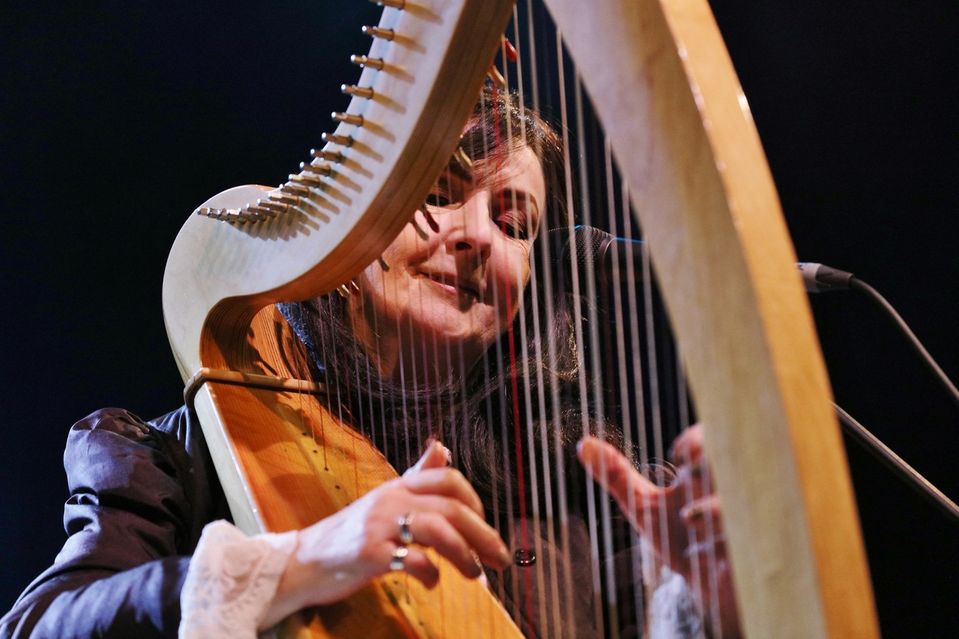 Írska folková speváčka, skladateľka a harfistka Moya Brennan