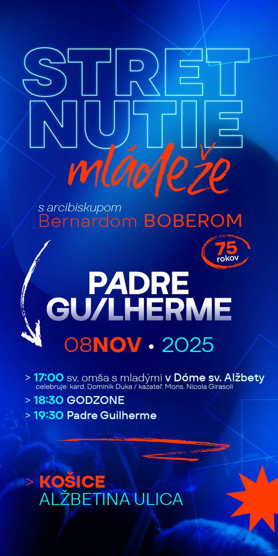 Stretnutie mládeže s arcibiskupom Bernardom Boberom
