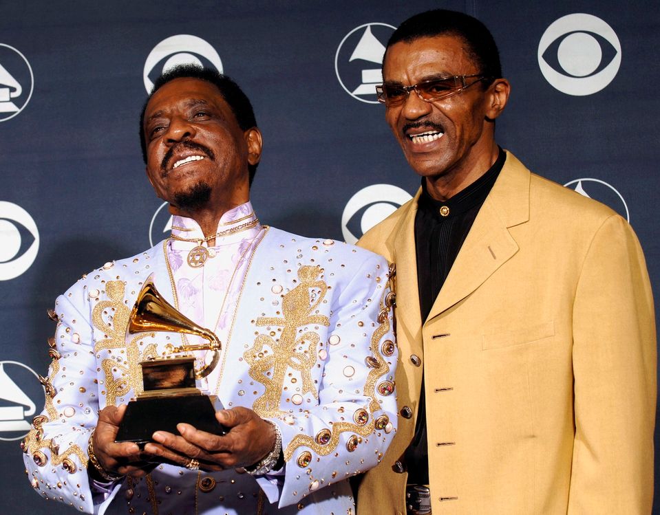 Ike Turner so synom Ikeom Jr. na udeľovaní cien Grammy. 