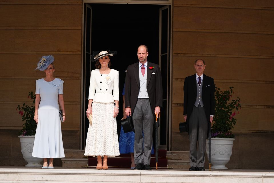 Princ William a Kate počas Royal Garden Party.