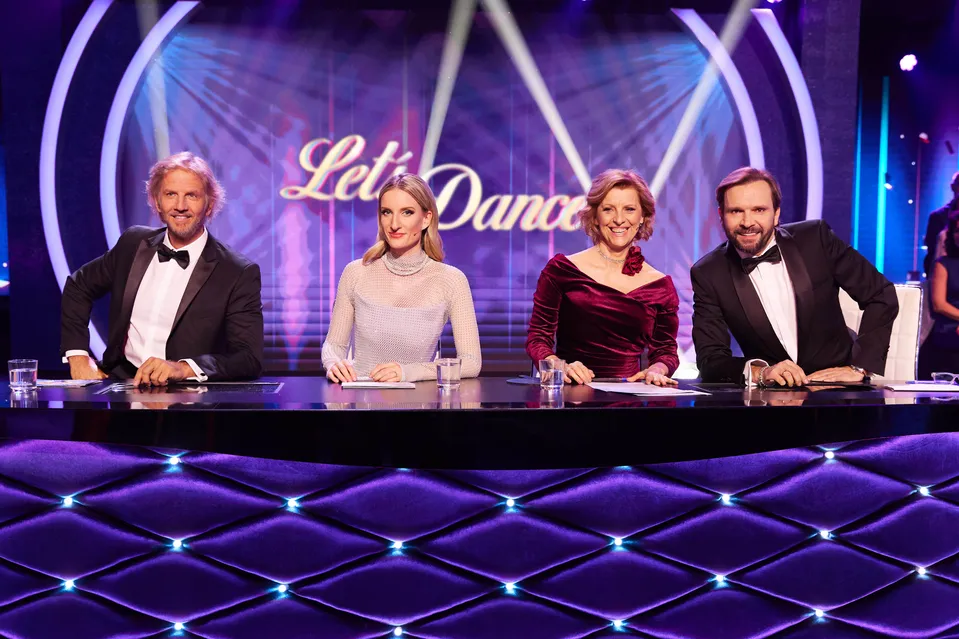 Facundo Arana, Adela Vinczeová, Tatiana Drexler a Ján Ďurovčík v šou Let's Dance