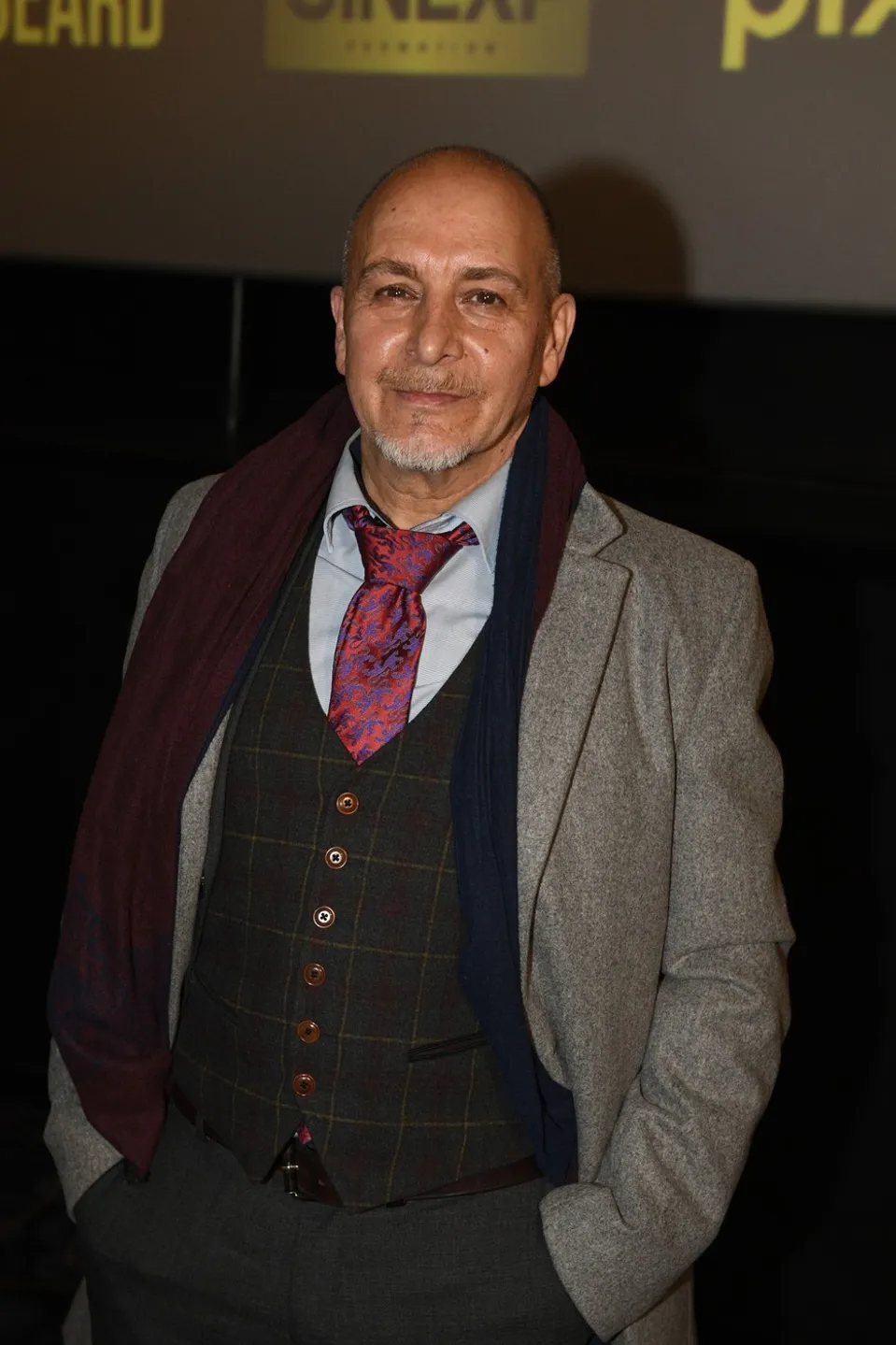 Erdoğan Atalay na premiére českého filmu.