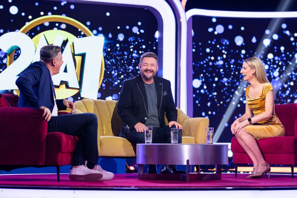 Dano Dangl, Michal Hudák a Adela Vinczeová v šou 2 na 1
