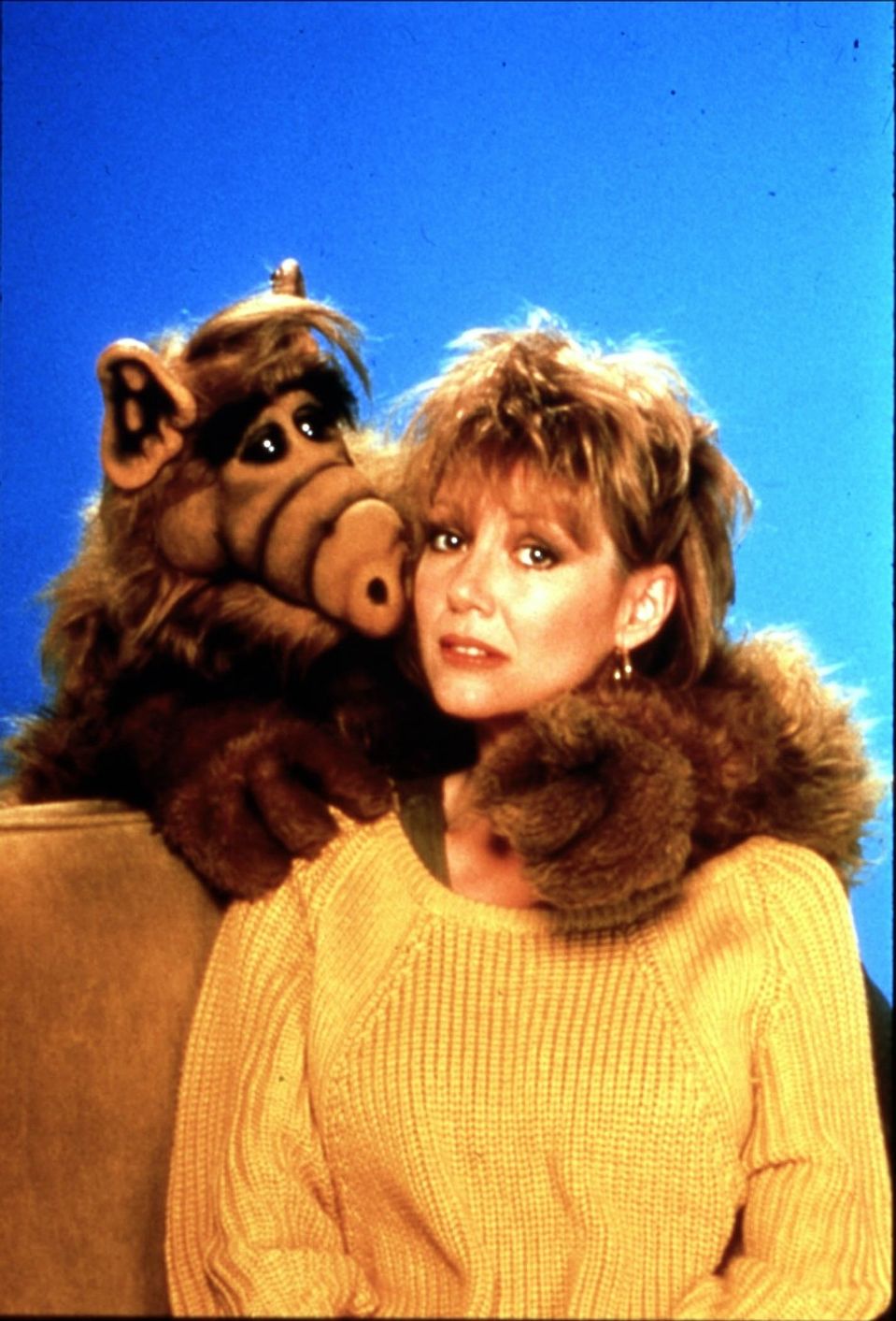 Anne Schedeen počas natáčania seriálu ALF.