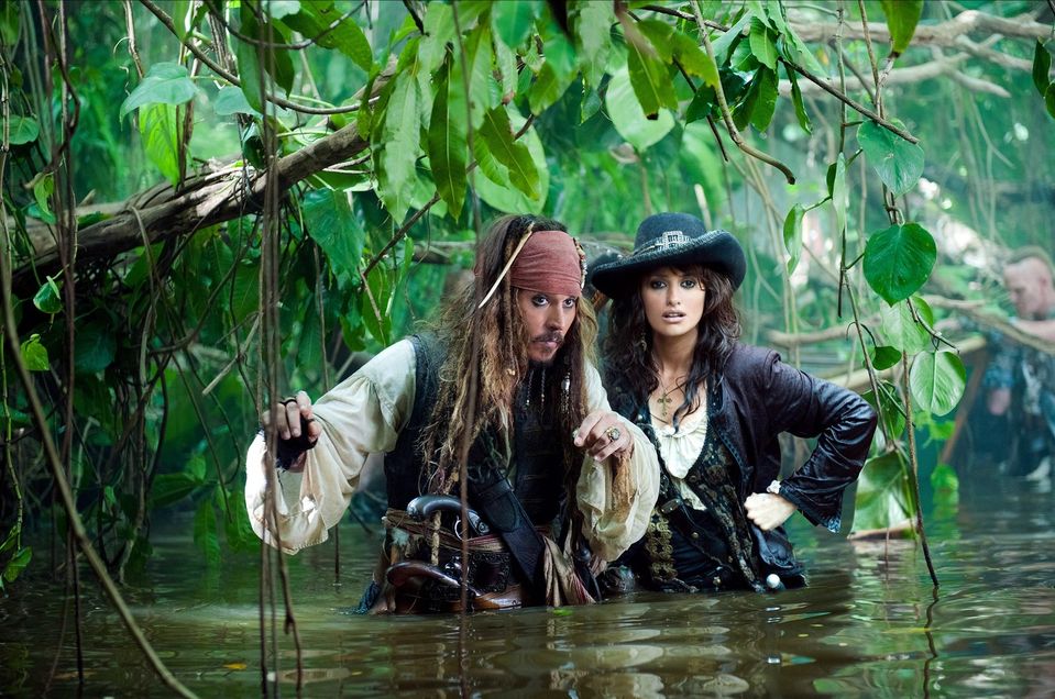 Johnny Depp a Penelope Cruz