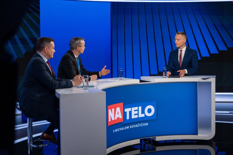 Daniel Lipšic, Peter Šamko a Michal Kovačič v relácii Na telo