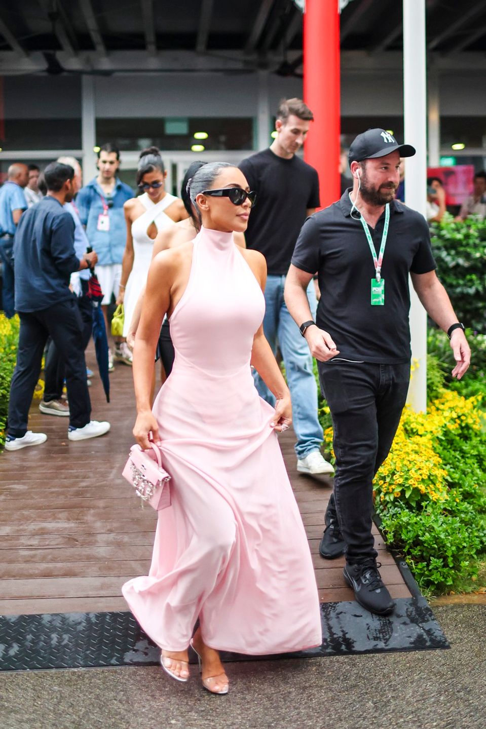 Kim Kardashian hviezdila na pretekoch Formula 1 v Singapure