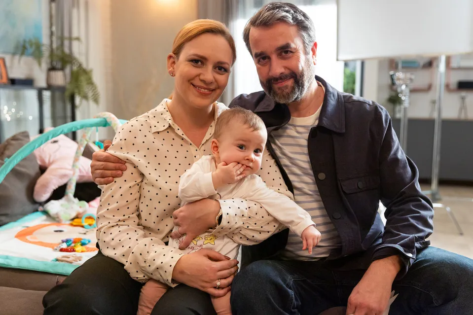 Kamila Heribanová a Vladimír Kobielsky v seriáli Mama na prenájom