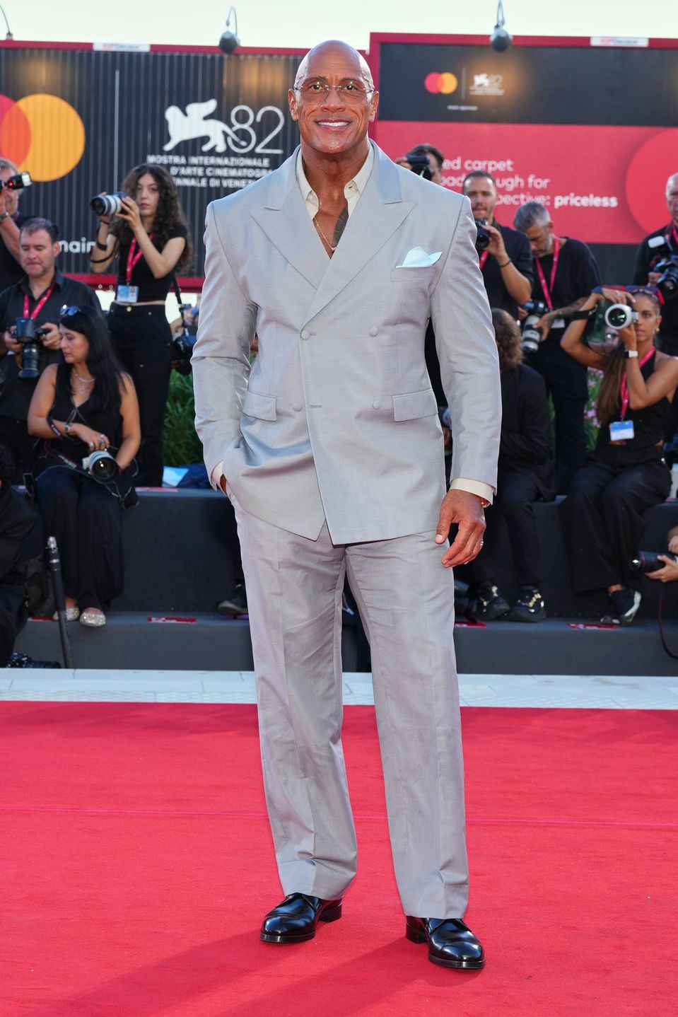 Dwayne “The Rock” Johnson na filmovom festivale v Benátkach.