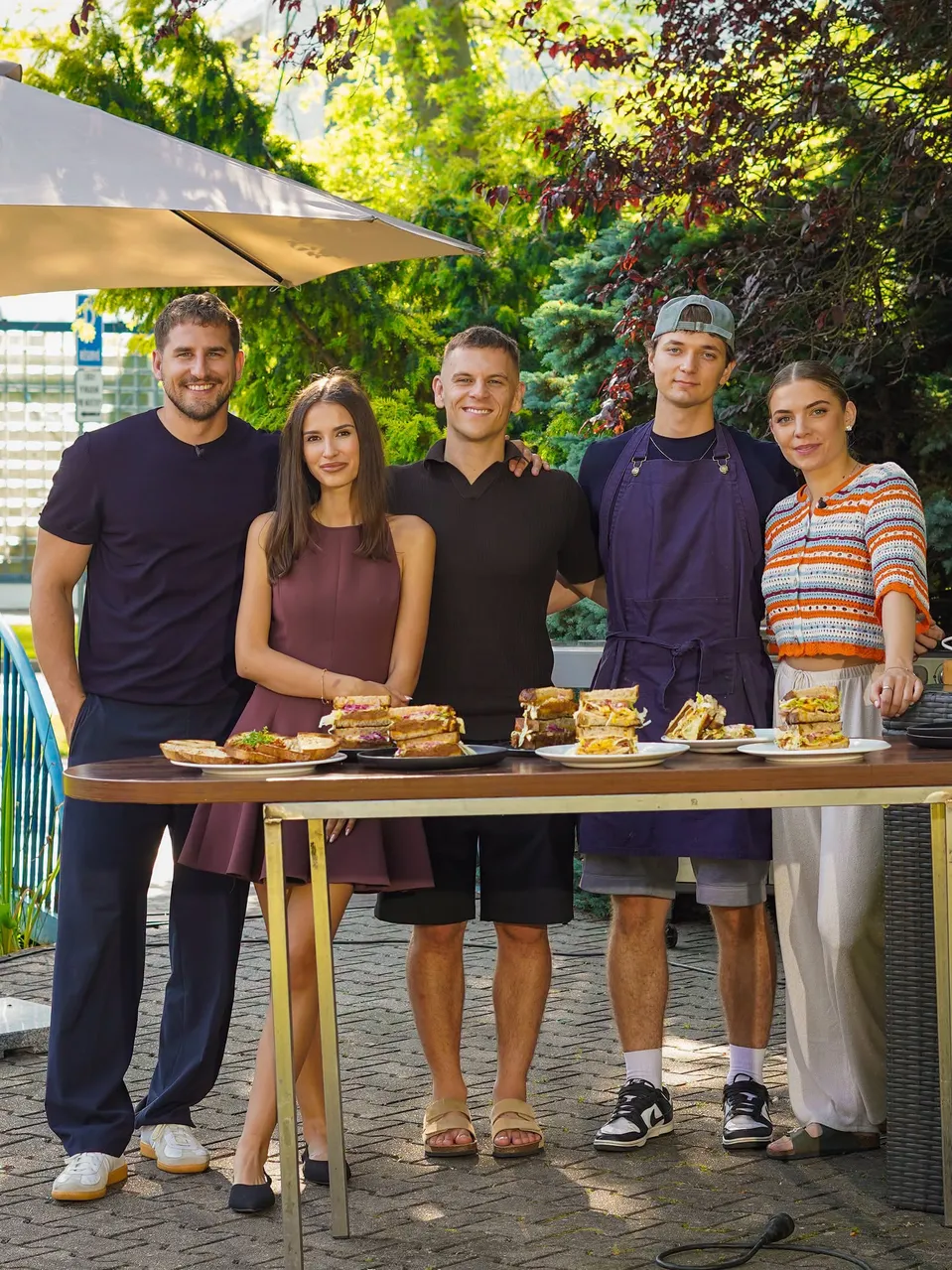 Marek Polomský a Simona Ondrušková v relácii Teleráno