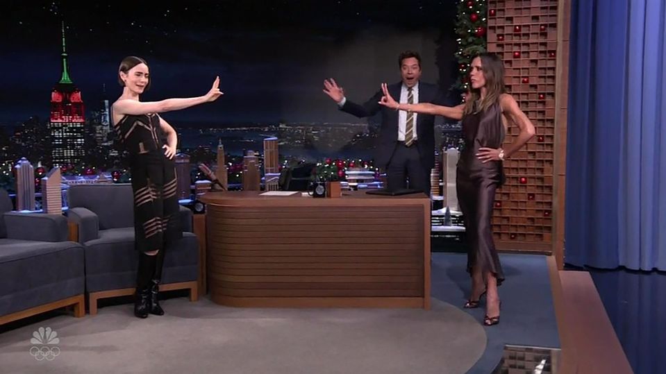 Hviezdy dokonca predviedli ikonickú pózu Posh Spice. 