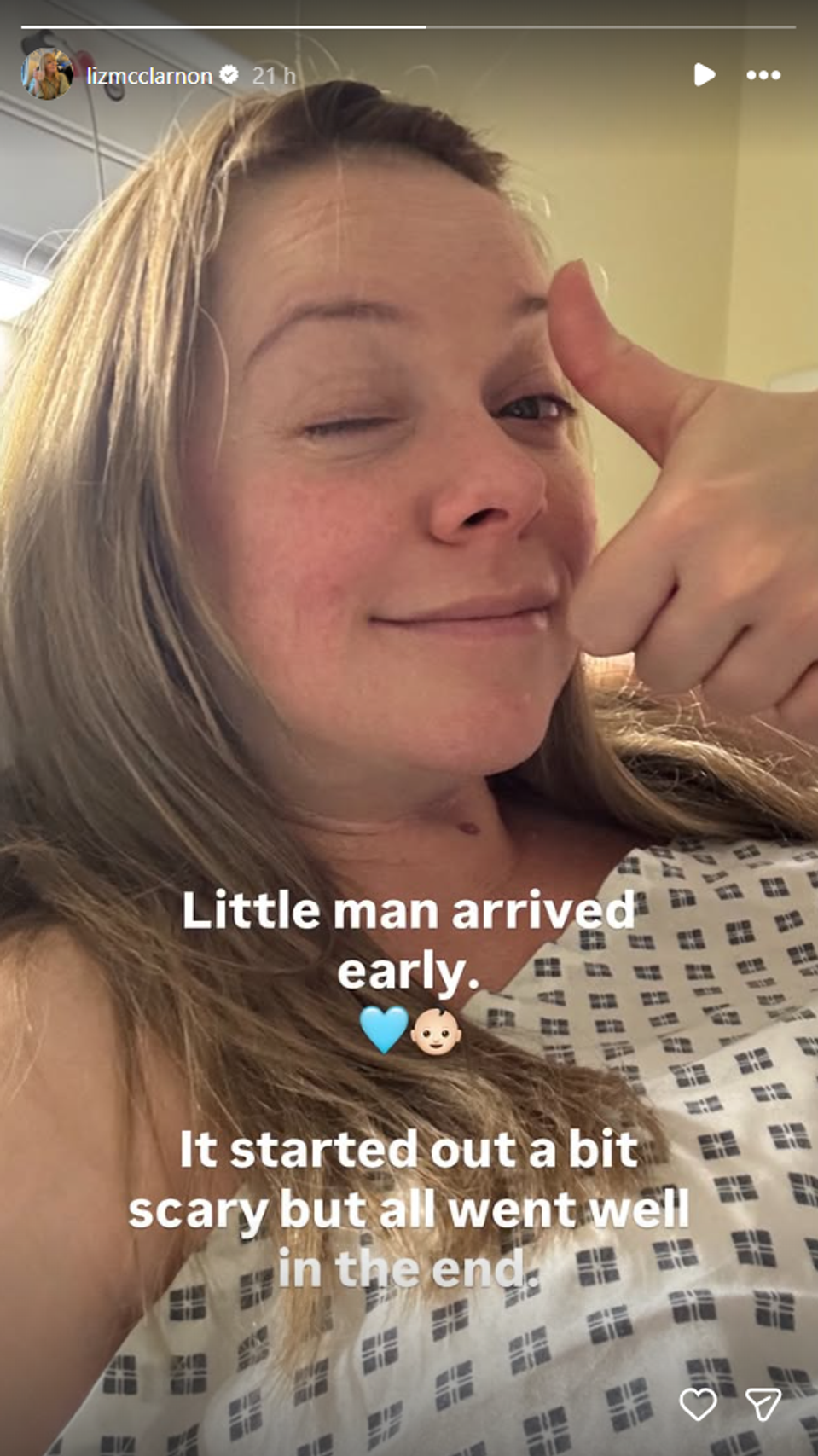 Liz McClarnon sa v 44 rokoch stala mamou