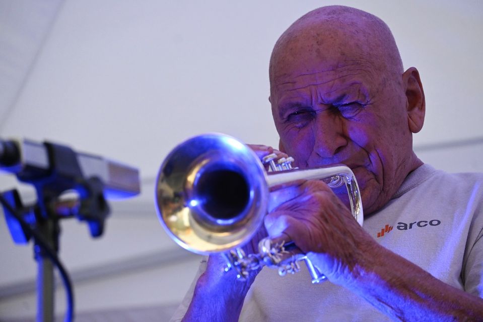 Na festivale pouličného umenia v Prahe.