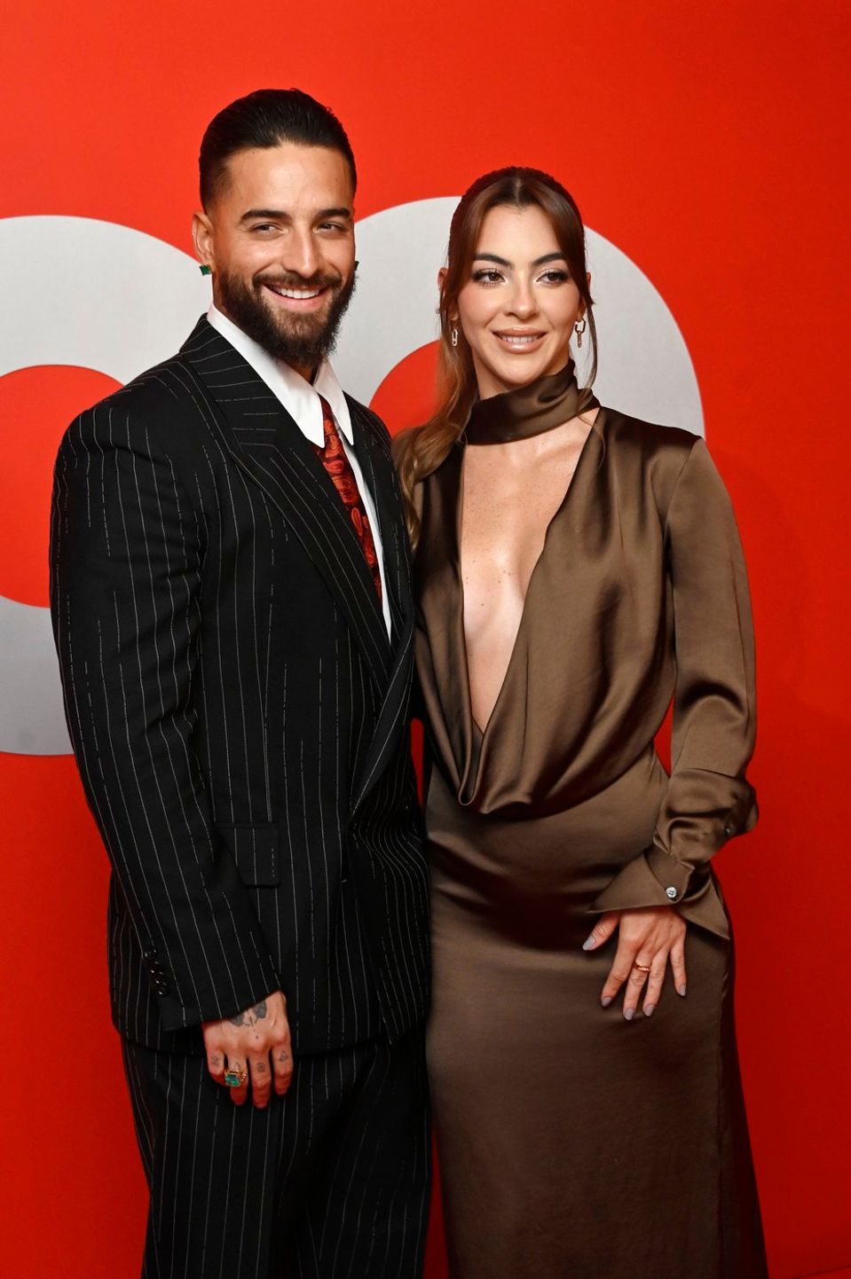 Maluma s partnerkou.
