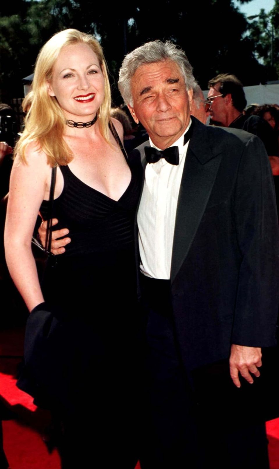 Jacqueline Falk a Peter Falk na udeľovaní cien Emmy v roku 1998.