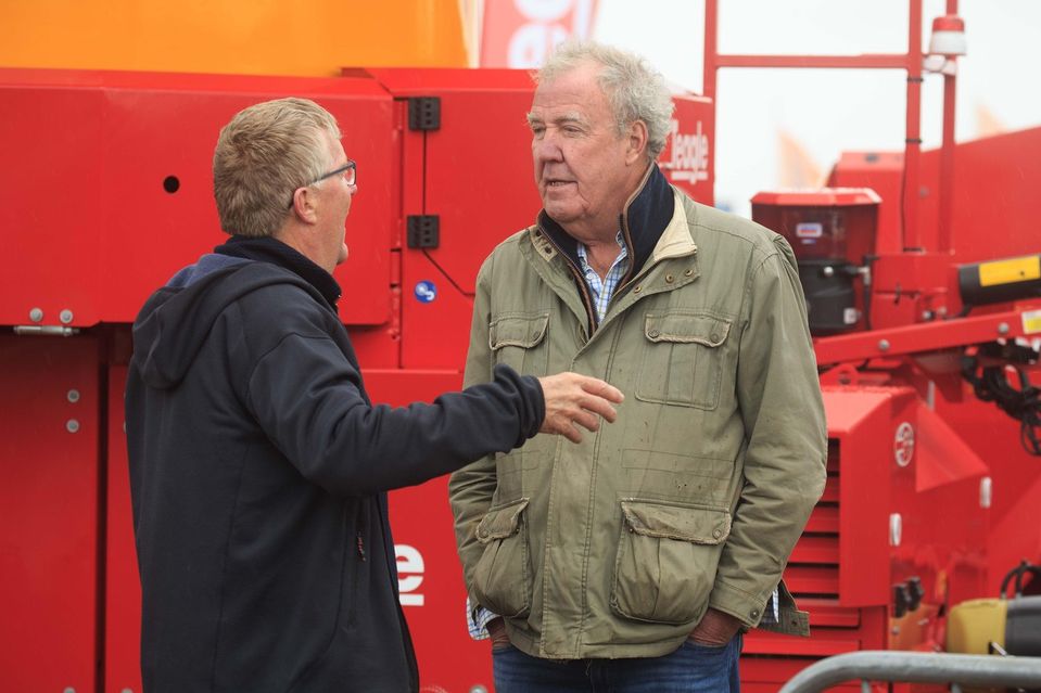 Jeremy Clarkson počas natáčania šou Clarkson´s Farm.