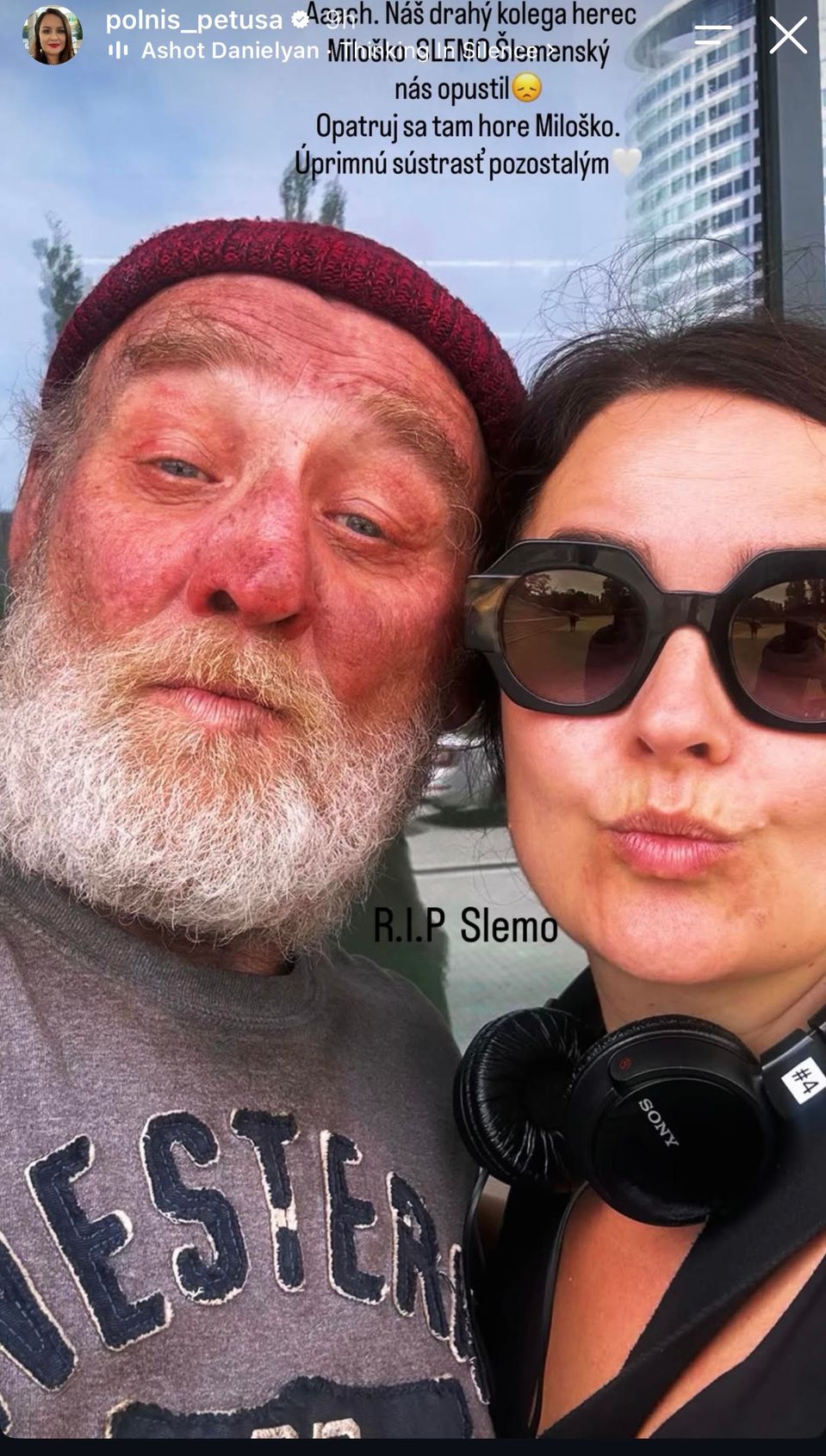 Petra Polnišová spomína na kolegu Miloša Slemenského.