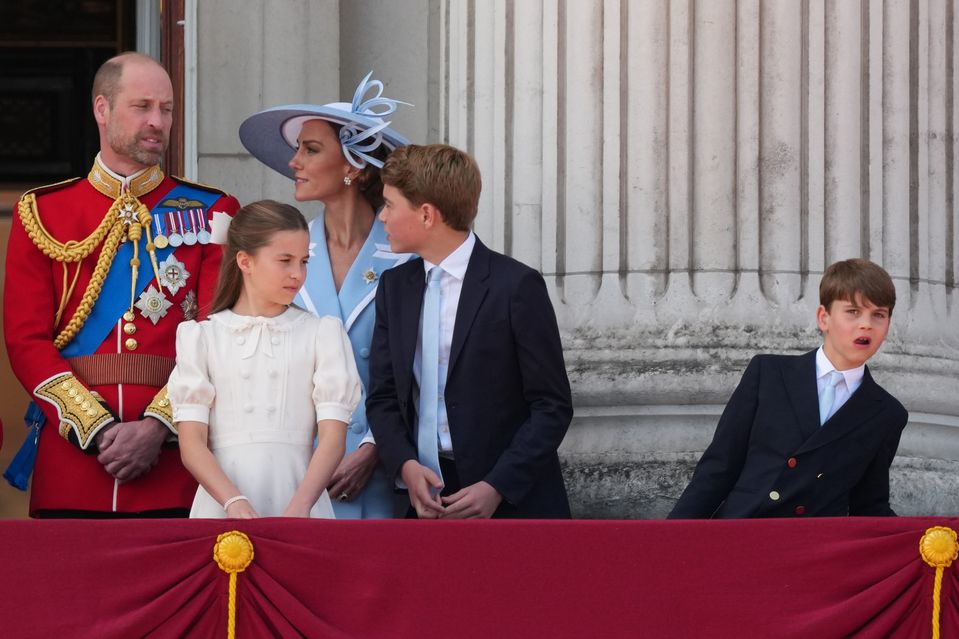 Kráľovská rodina na Trooping the Colour 2026.