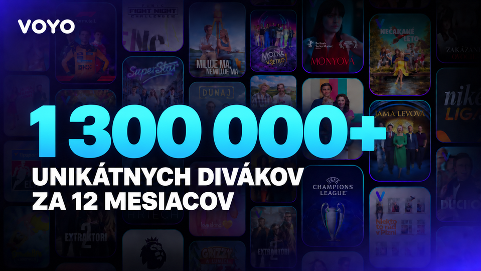 1 300 000 divákov