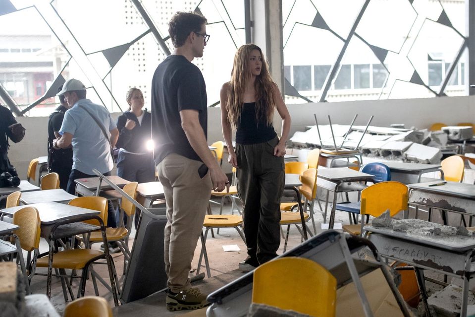Shakira na návšteve v Kolumbii.