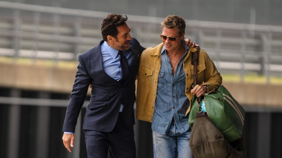 Javier Bardem a Brad Pitt vo filme F1