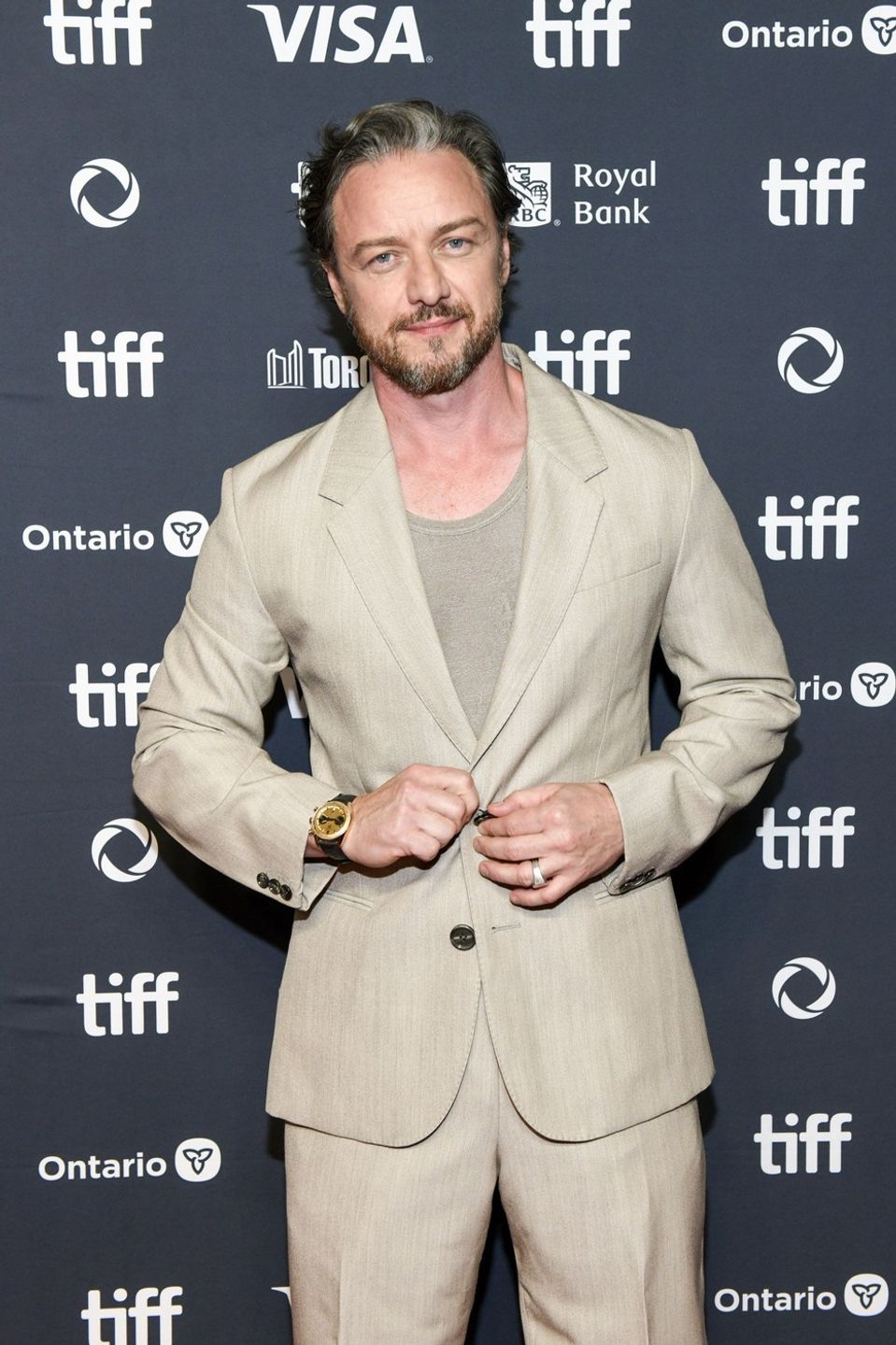 James McAvoy na filmovom festivale v Toronte. 